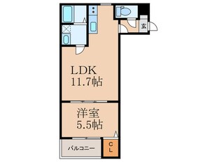 仮）メゾンクレール博多南五番館の物件間取画像